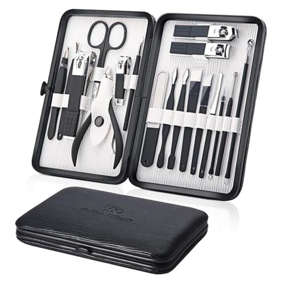 Professional Stainless Steel Nail Clipper Travel & Grooming Kit Nail Tools - Picture 8 of 8